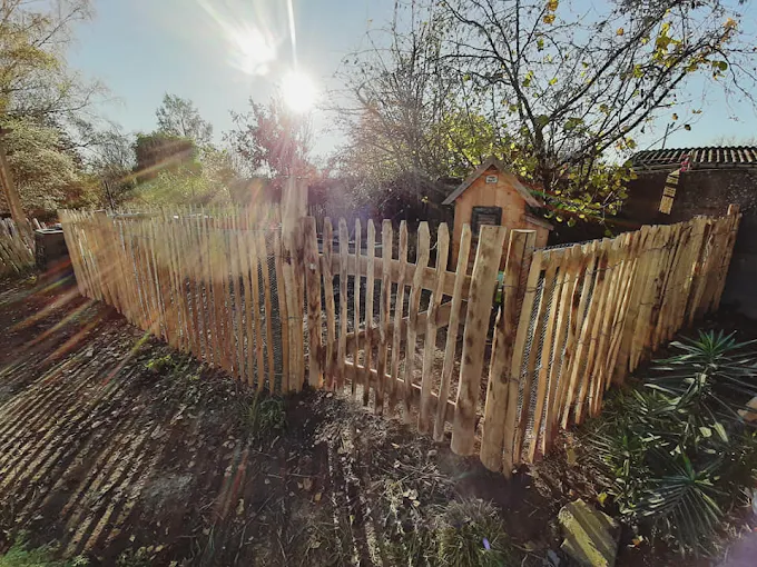 Portail de prairie — finition et assemblage
