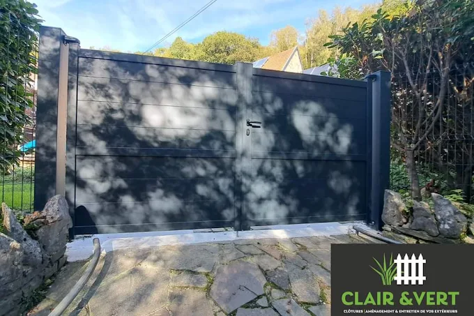 Portail aluminium — Clair et Vert Condroz